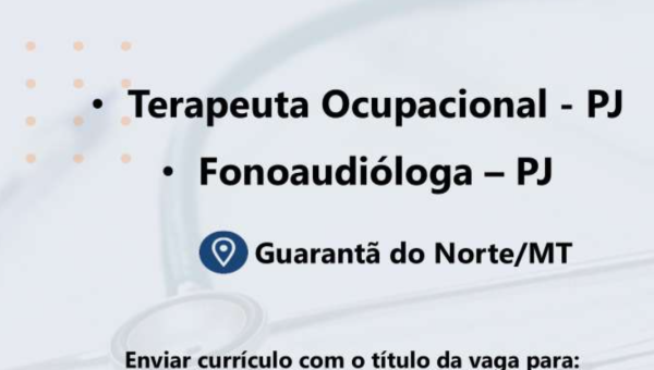 Faça parte da nossa equipe (Guarantã do Norte)