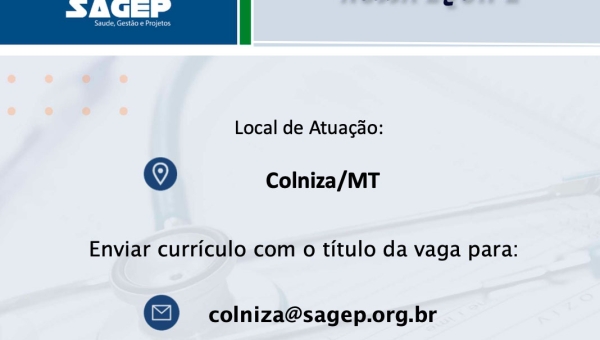 Faça parte da nossa equipe (Colniza-MT - Termo de Colaboração Nº 001/2025)